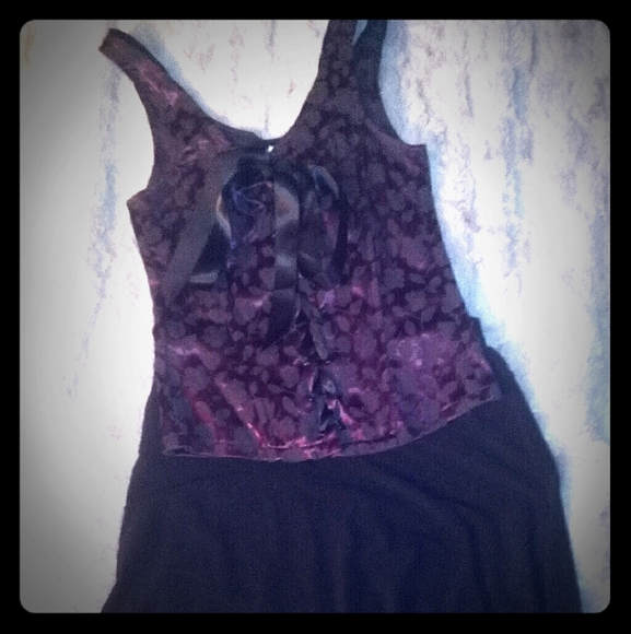 Ribbon Corset top - Picture 1 of 7